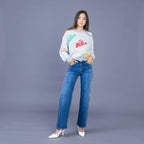 Jean Wide-Leg éclat & strass ANDY & LUCY