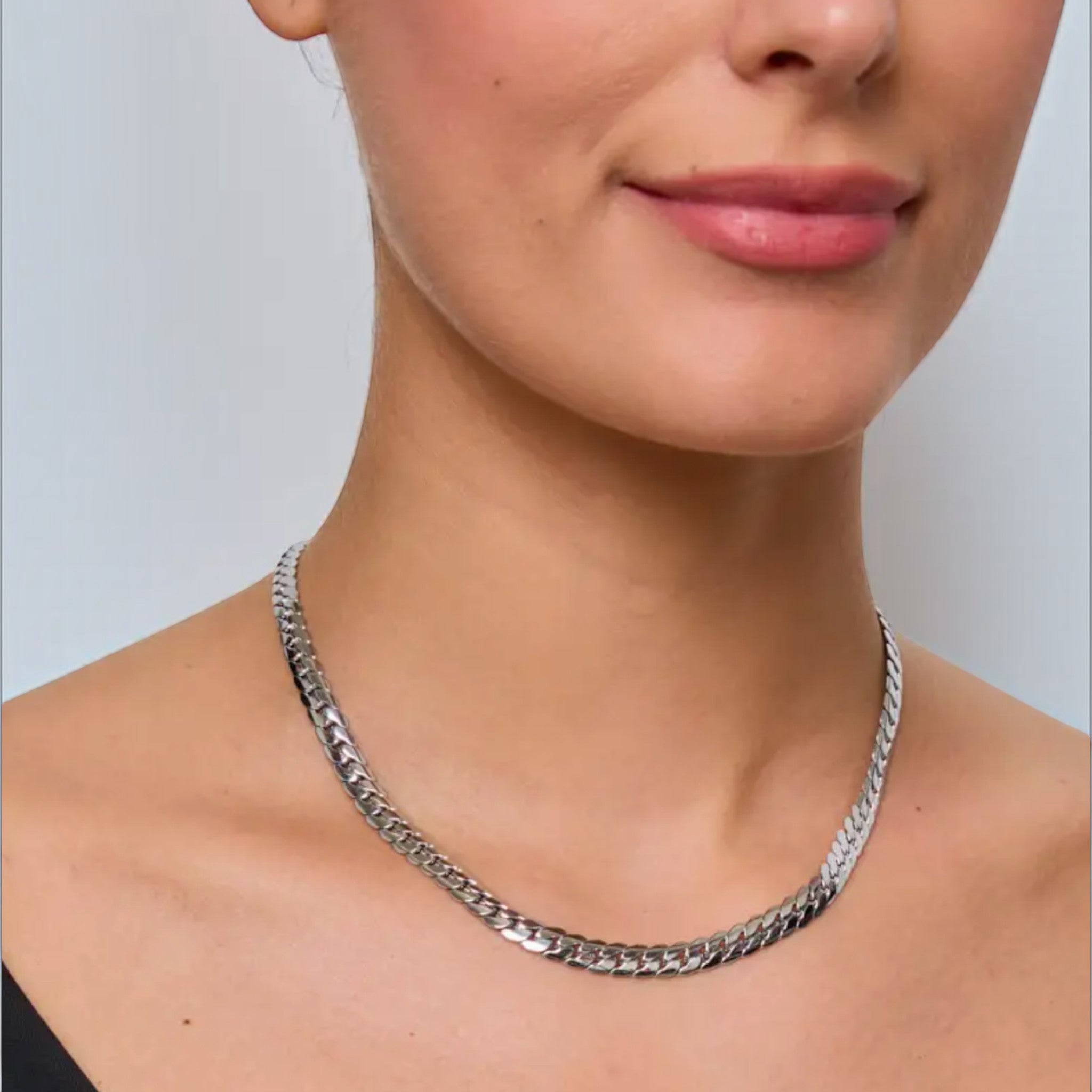 Collier Serpent Acier Inoxydable BYREN | ÉLINE L'ATELIER