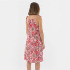 Robe mi-longue boho chic fleurie COLINE - Robes - COLINE