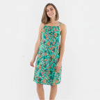 Robe mi-longue boho chic fleurie COLINE