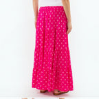 Jupe longue viscose smockée imprimée COLINE - Jupes - COLINE