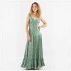 Robe longue à bretelles larges COLINE