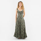 Robe longue à bretelles larges COLINE