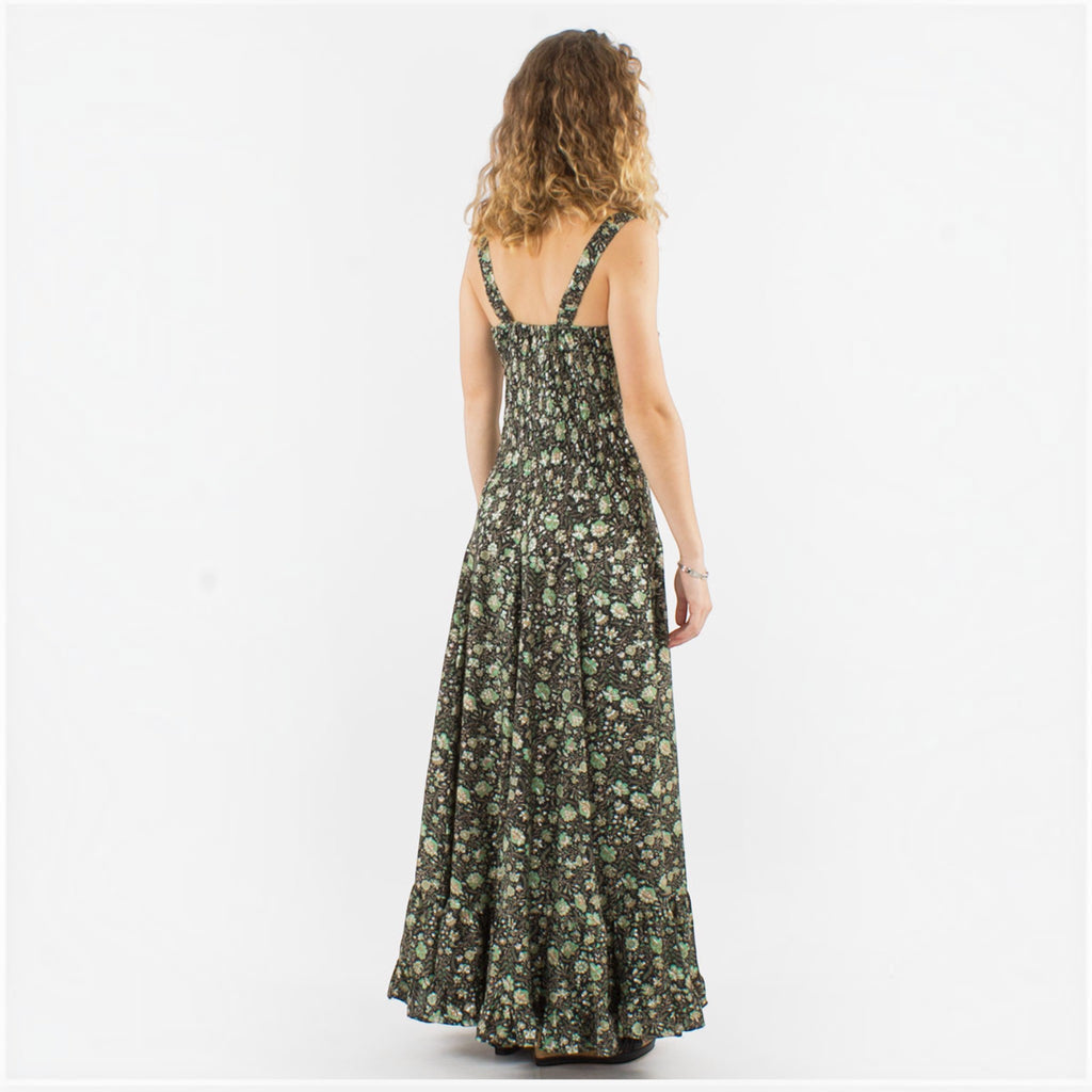 Robe longue à bretelles larges COLINE - Robes - COLINE