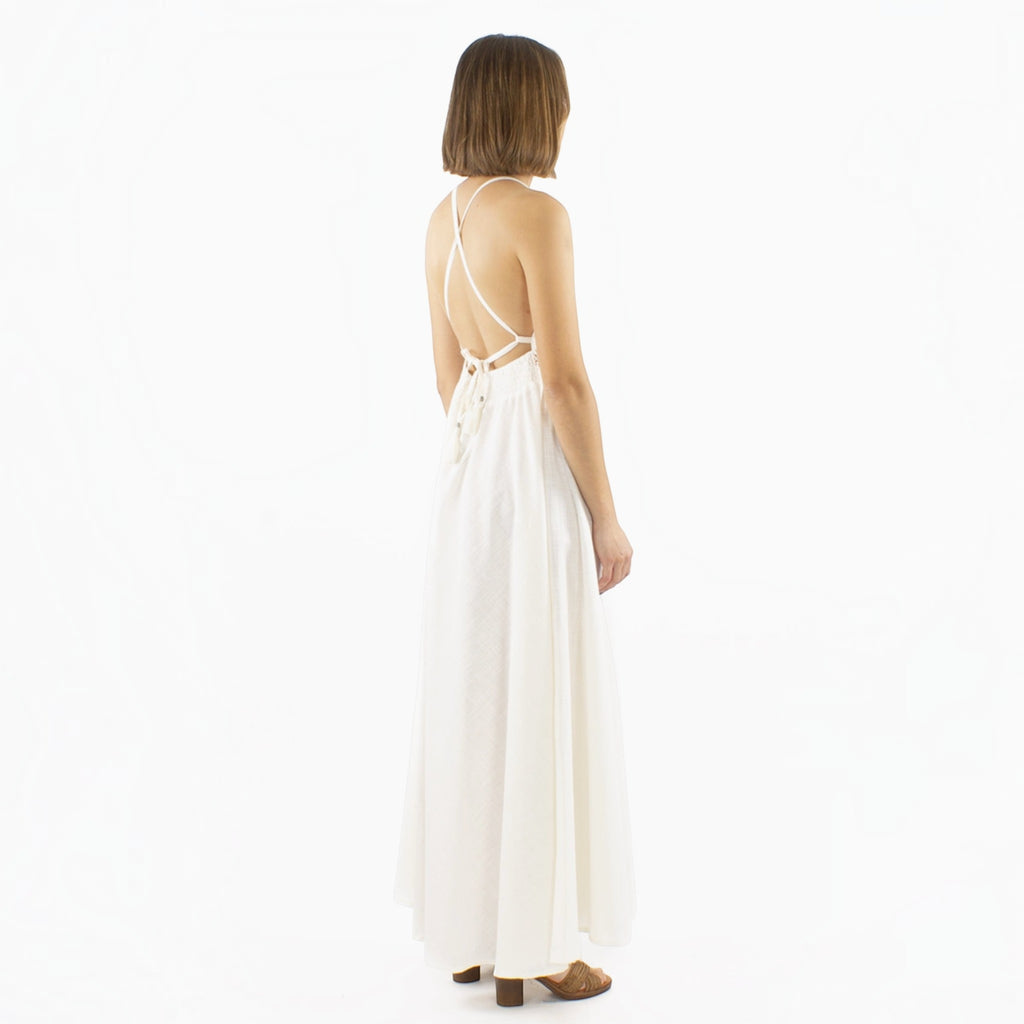 Robe longue bohème chic motif ethnique COLINE