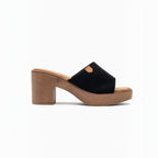 Mules à Talons Blocs Semelle Bois LADY GLORY