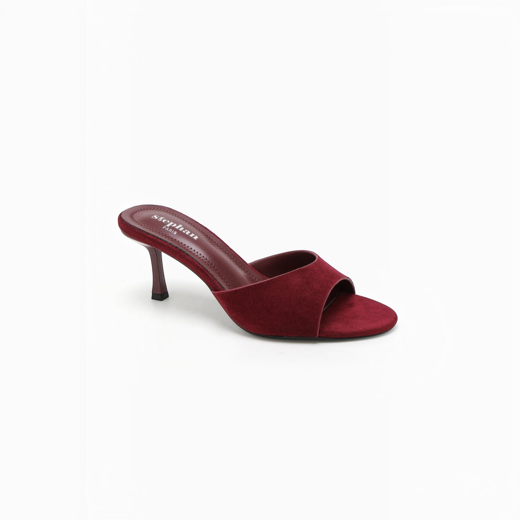 Mule à talon à bride large minimaliste STEPHAN PARIS