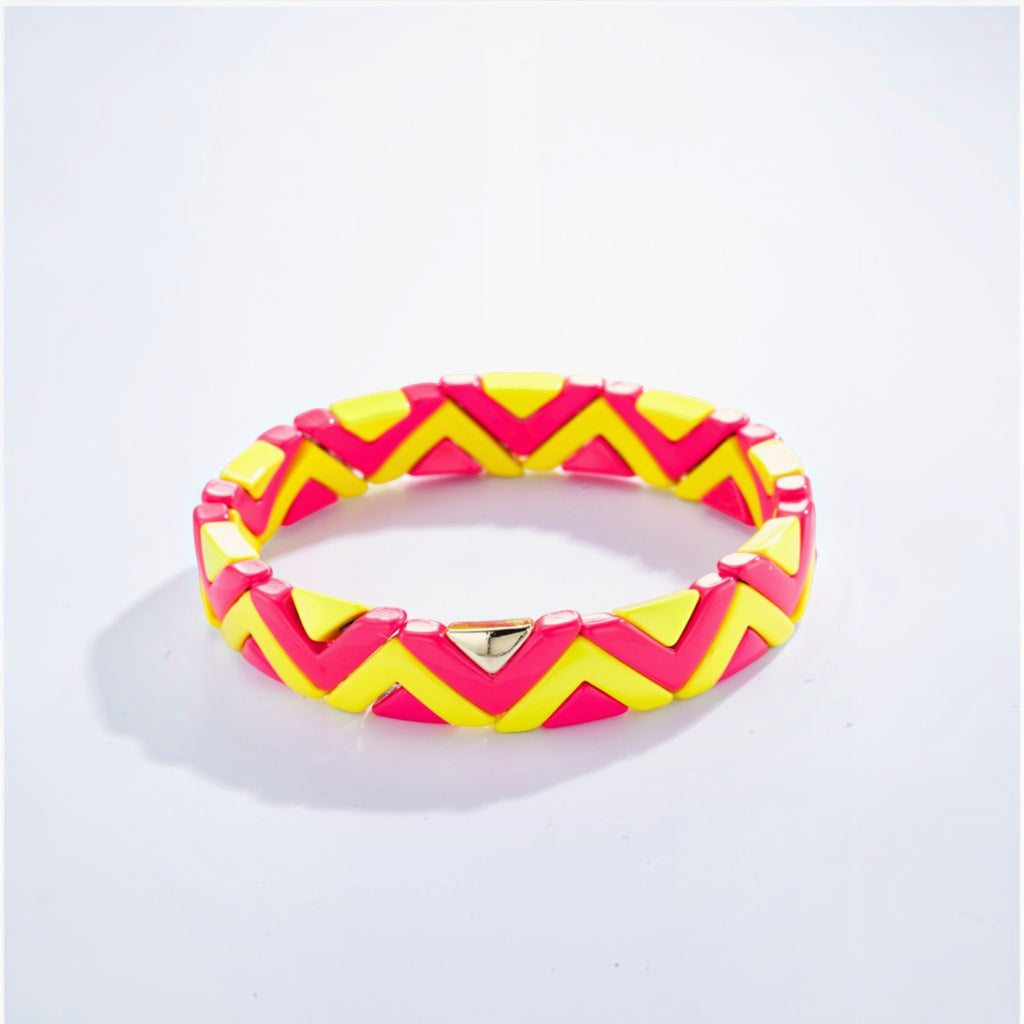 Bracelet élastique coloré