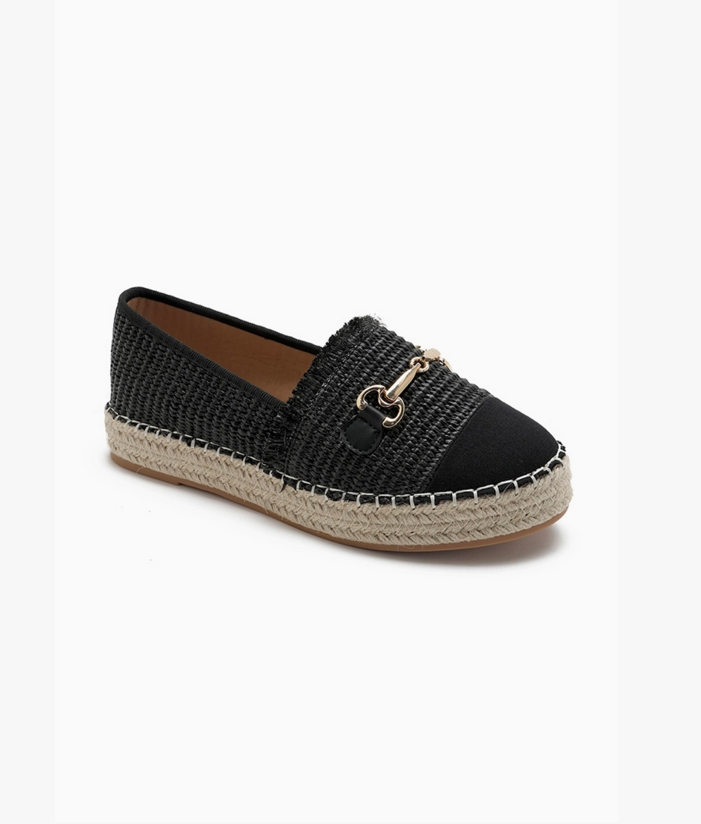 Espadrilles Plates Bout Rond à Boucle JOIA