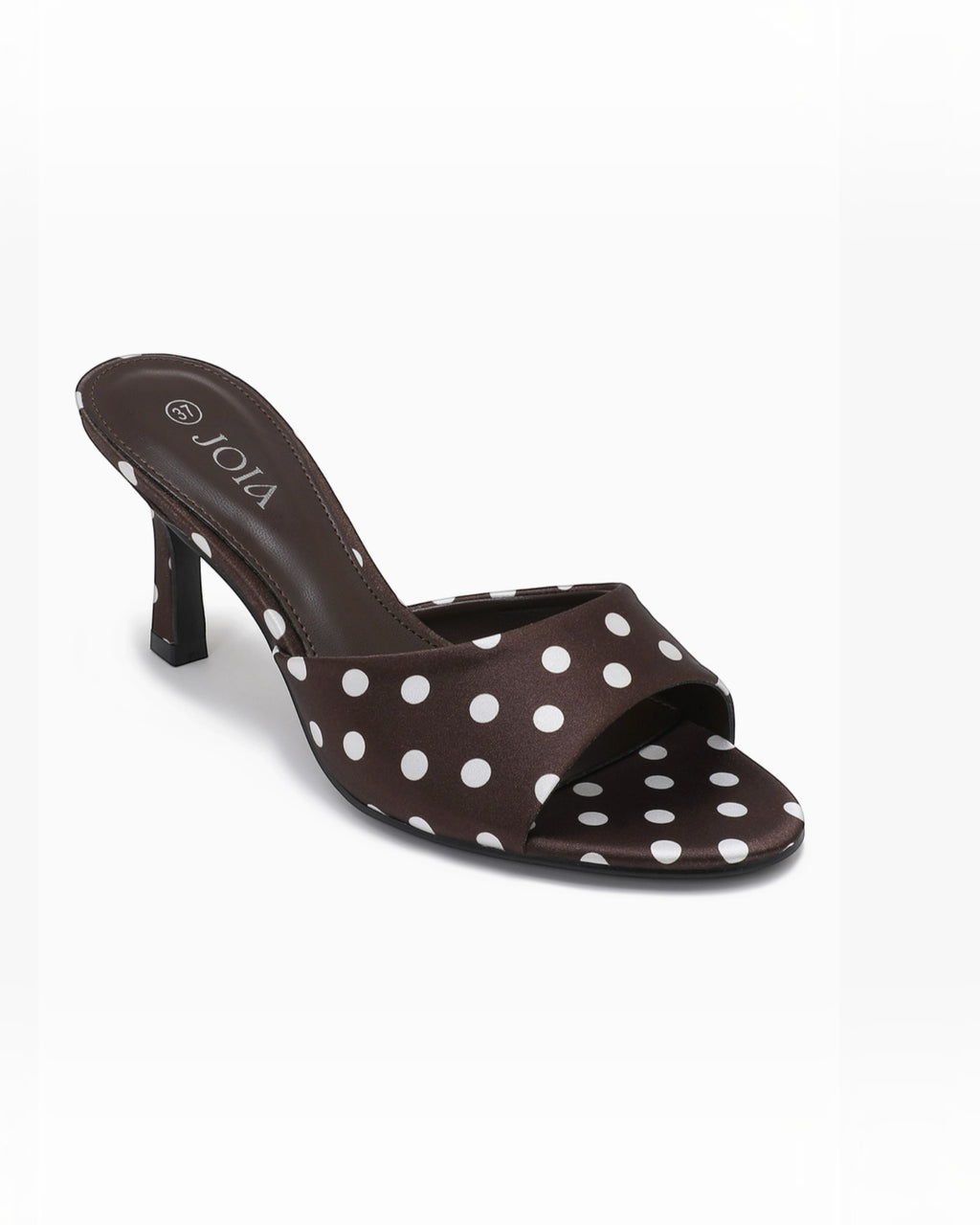Mules à Talon Pois