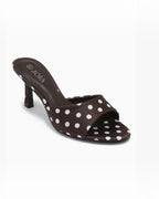 Mules à Talon Pois