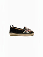 Espadrilles en daim avec broderie multicolore BELLE WOMEN