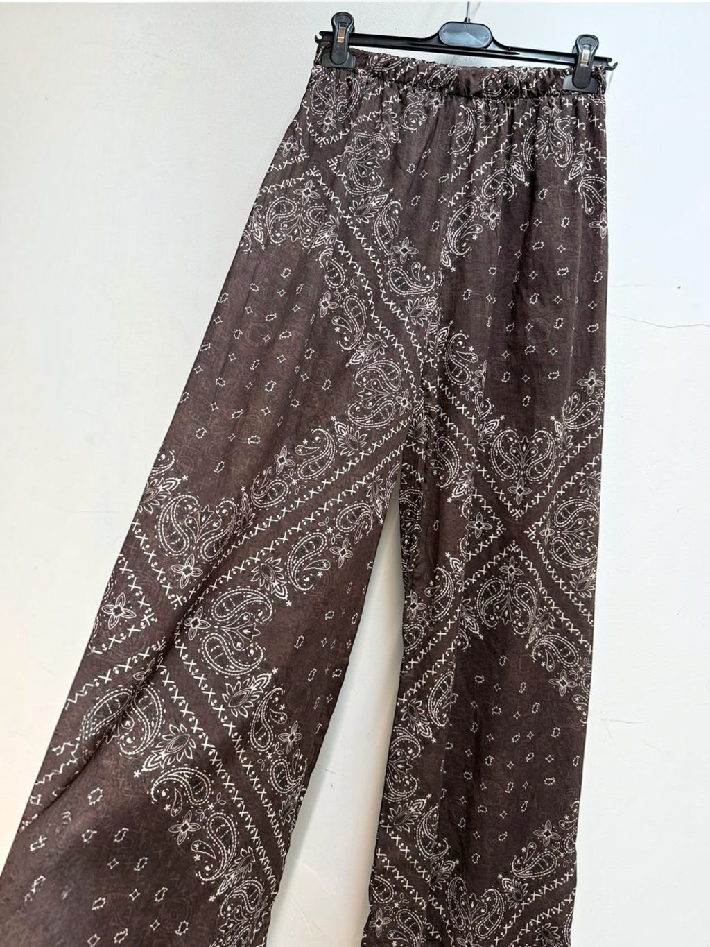 Pantalon fluide large taille élastiquée ISSYMA