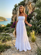 Robe longue gaze de coton ESTEE BROWN