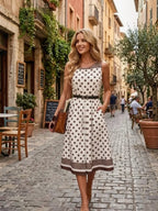 Robe courte à pois 100% Viscose ESTEE BROWN