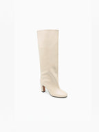 Bottes hautes au style drapé STEPHAN PARIS