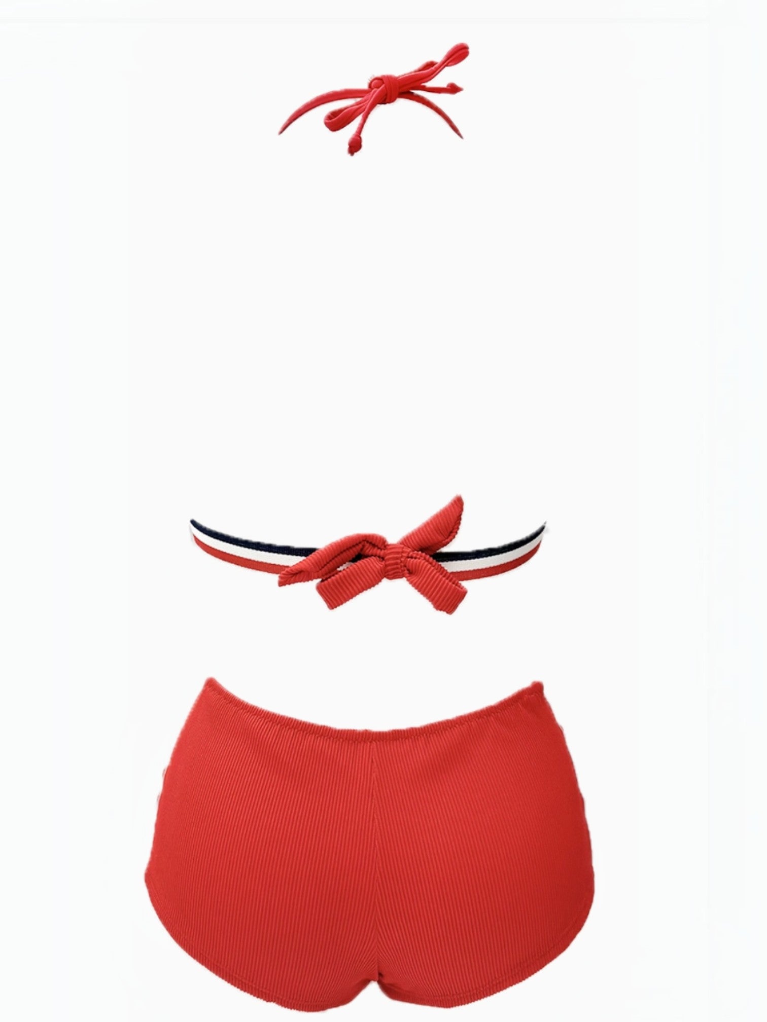 Bikini triangle à coque et shorty texturé BELLE COM'ELLE