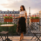 Jupe cascade en tulle MOOYA