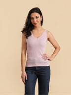 Débardeur Lurex Col V ATTRAIT PARIS