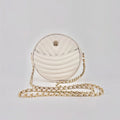 Sac Bandoulière Rond Matelassé Noe HJS