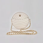 Sac Bandoulière Rond Matelassé Noe HJS