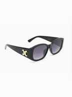 Lunettes de soleil rectangulaires logo métallique VIMODA
