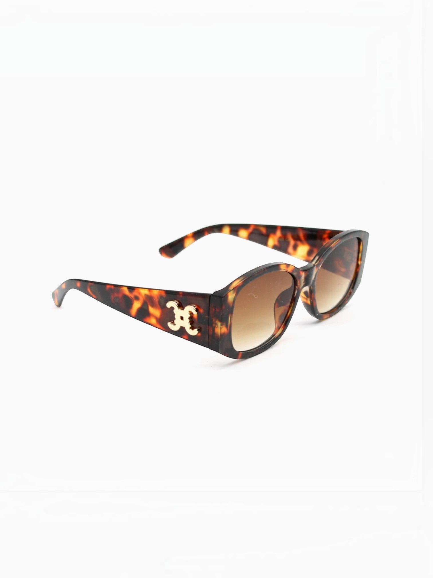 Lunettes de soleil rectangulaires logo métallique VIMODA