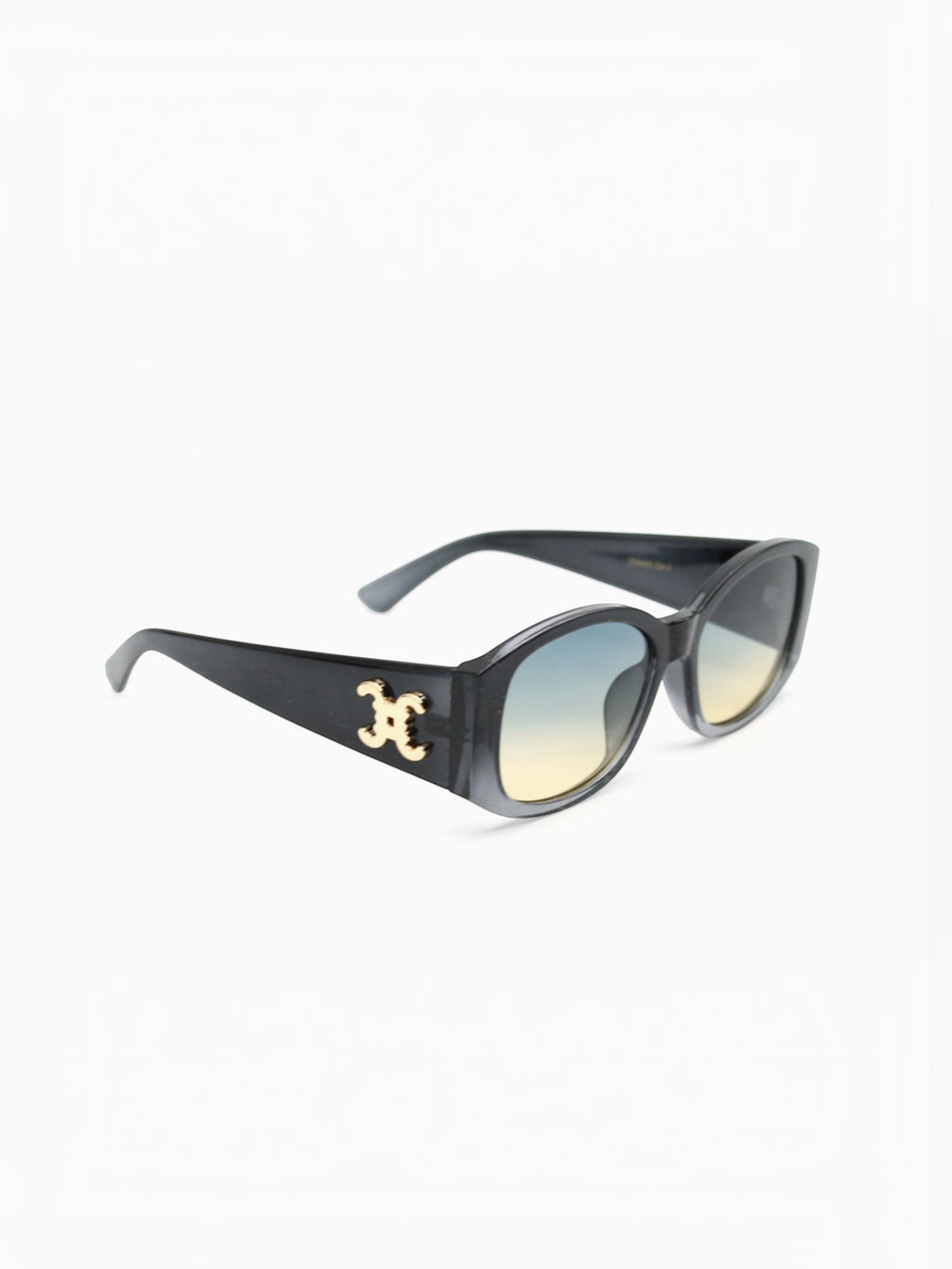 Lunettes de soleil rectangulaires logo métallique VIMODA