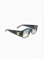 Lunettes de soleil rectangulaires logo métallique VIMODA