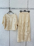 Ensemble crochet top et pantalon MISS CHARM