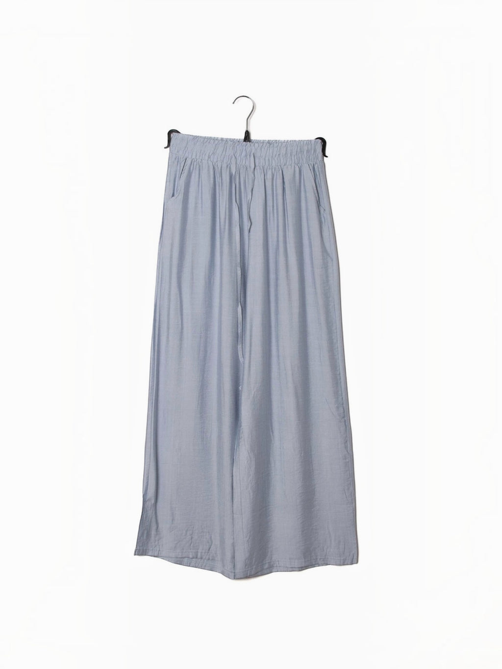 Pantalon large uni avec poches VERA FASHION