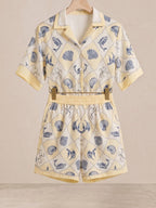 Ensemble Clarisse Chemise & Short Imprimé MOOYA