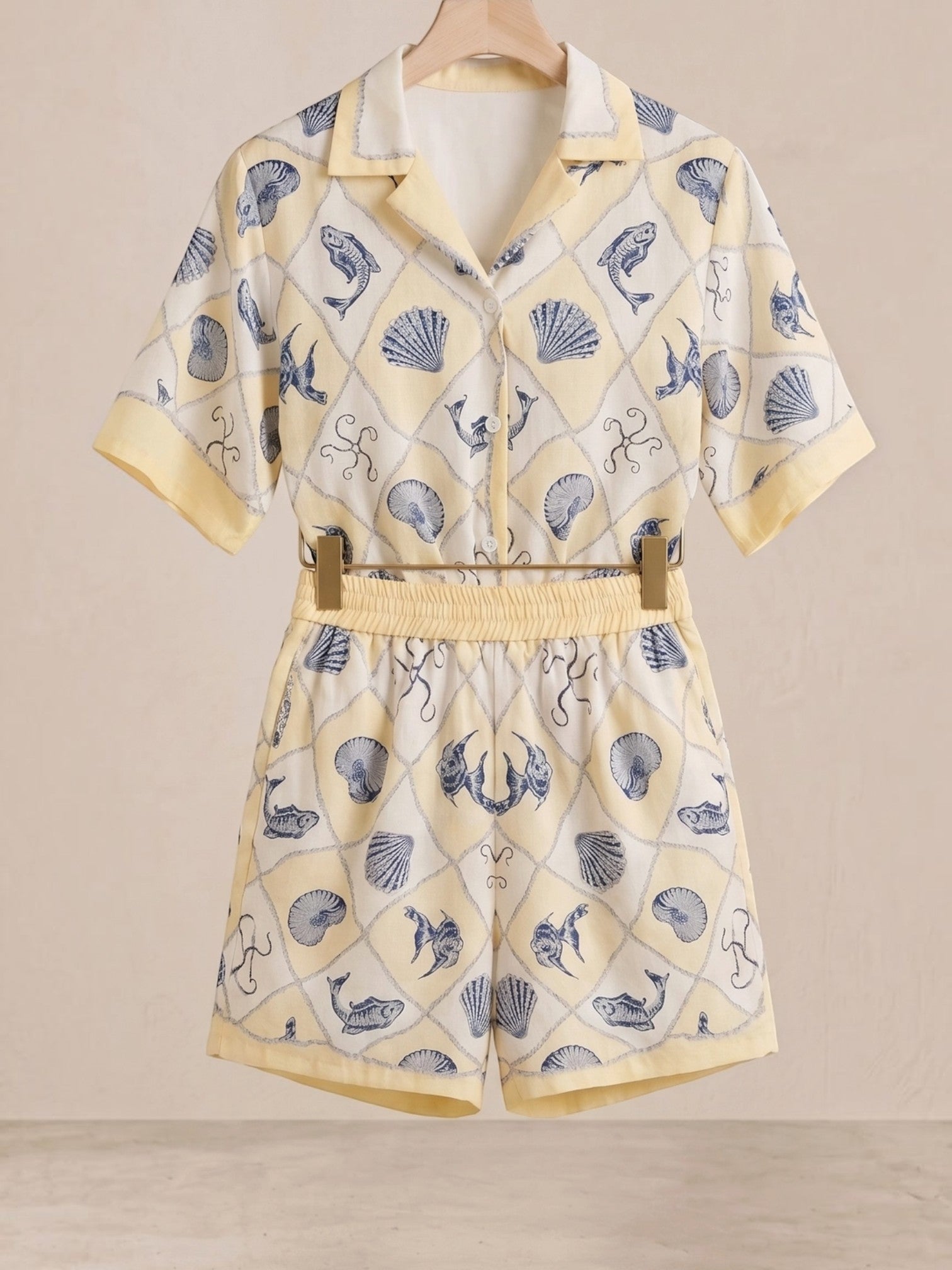 Ensemble Clarisse Chemise & Short Imprimé MOOYA