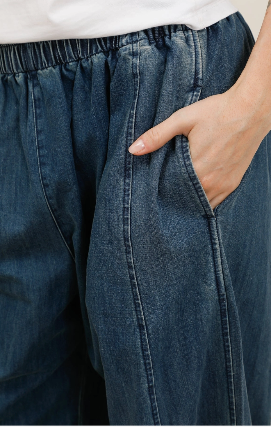 Jean femme grande taille coton BELLA BLUE