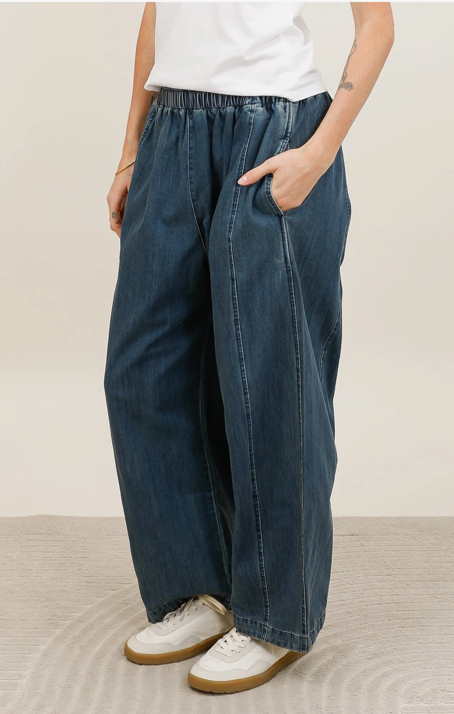 Jean femme grande taille coton BELLA BLUE