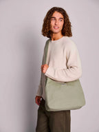 Sac hobo Claire Vert argile