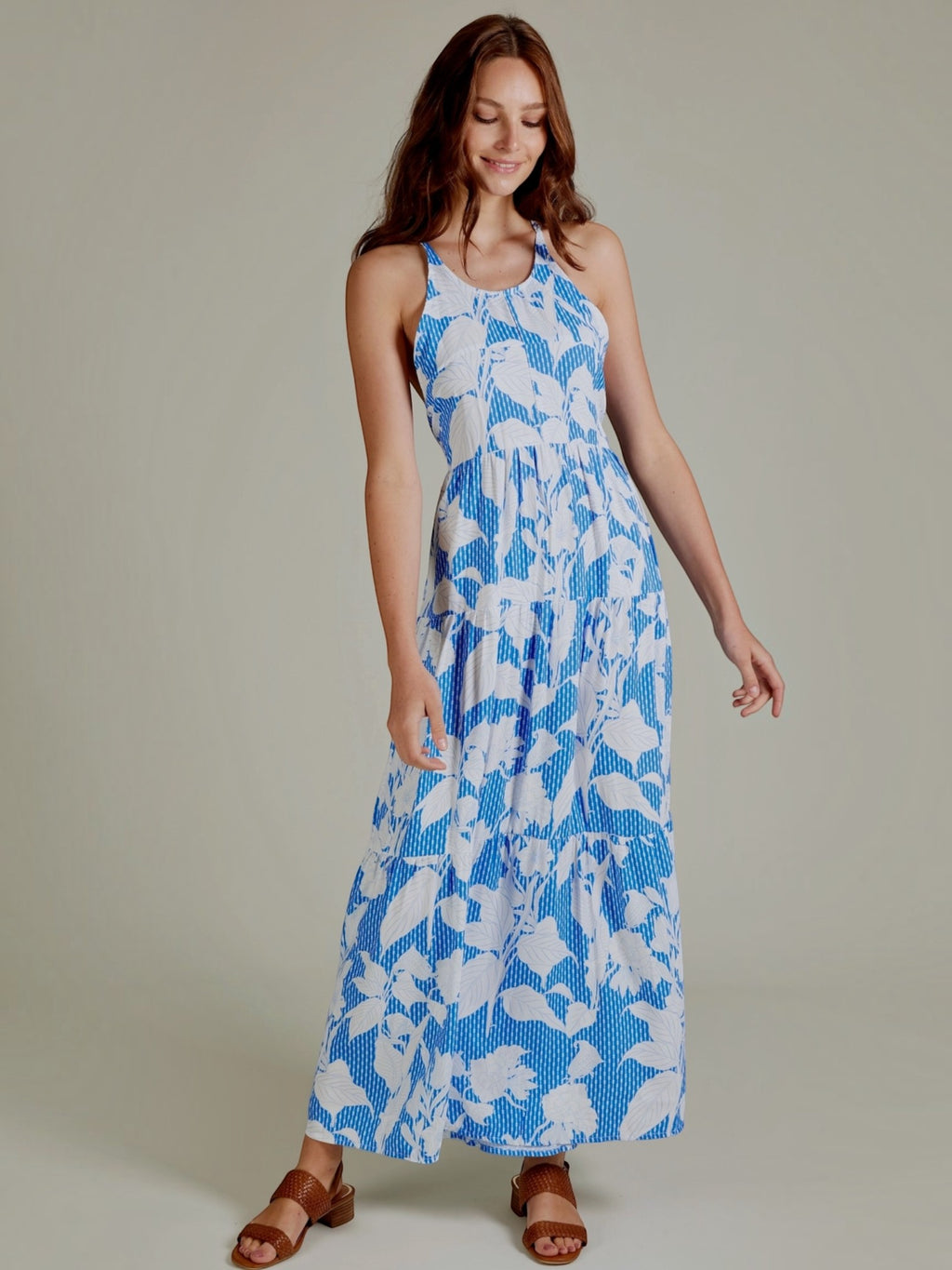 Robe longue resort imprimé fleuri ANKOR ANDY & LUCY