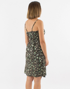 Robe Courte Bretelles Imprimée Sari COLINE