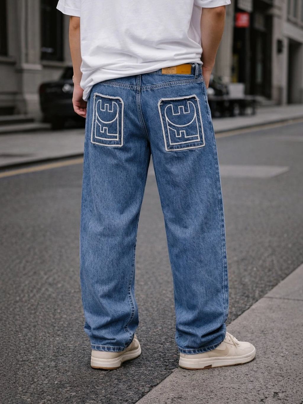Jean Baggy Pantalon Large Homme FIVE EVER