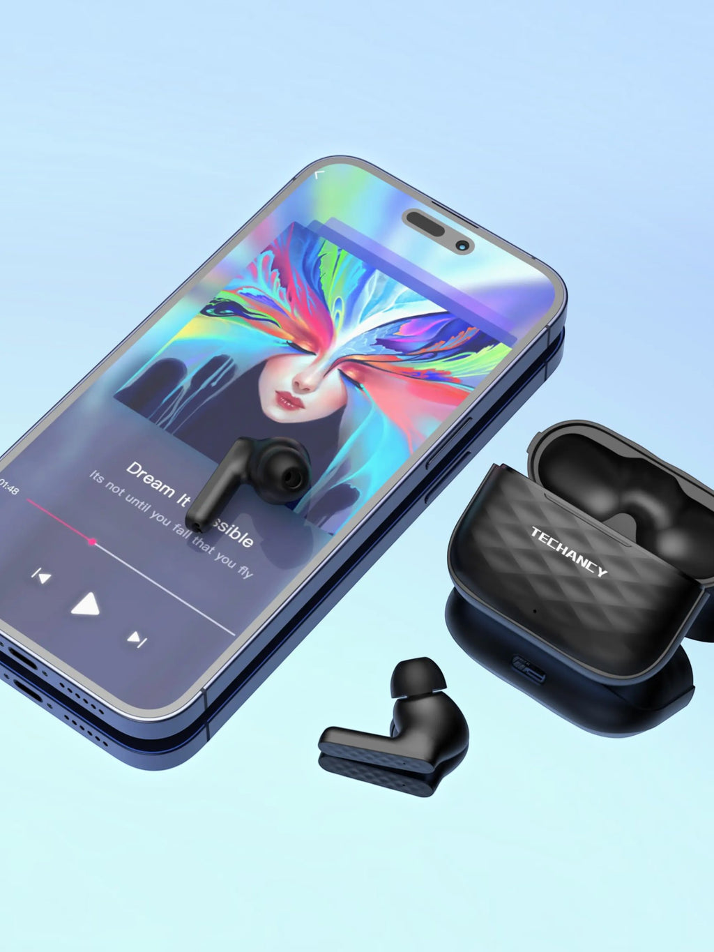 Écouteurs Bluetooth TWS 5.3 KP2705 Pro TECHANCY