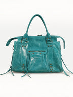 Sac cuir vachette gloss Capucine L 41 cm LOUISA LEE