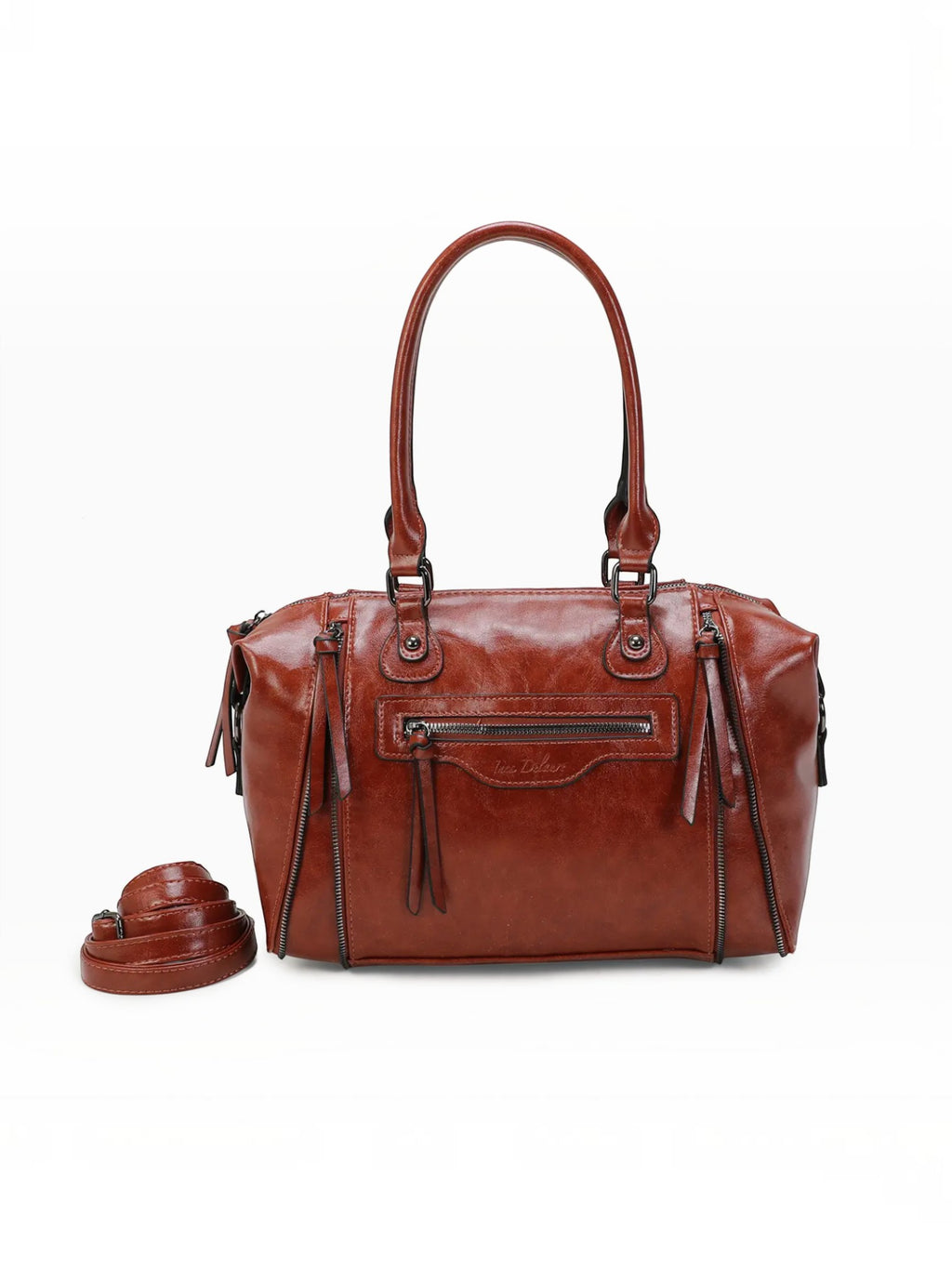 Sac cabas zippé format A4 bandoulière amovible INES DELAURE