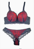 Ensemble Soutien-gorge + String avec armature BELLE COM'ELLE
