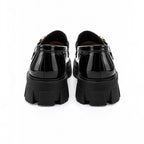 Mocassins Similicuir Verni Chaîne Dorée LIBRA POP