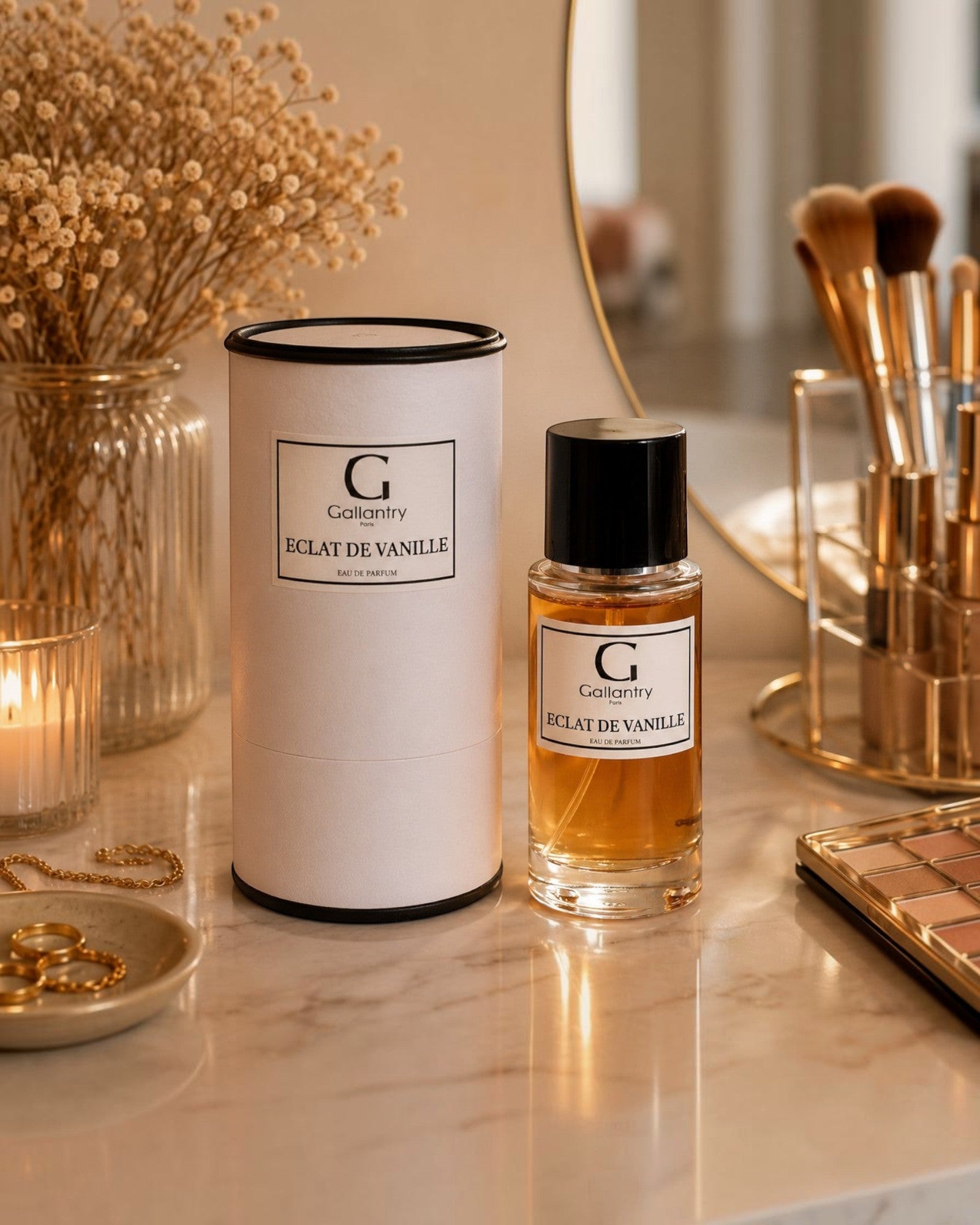 Parfum Éclat de Vanille GALLANTRY

"Éclat de Vanille" est une fragrance florale et poudrée où la douceur de la vanille se marie aux accords fruités et floraux pour une expérience olfactive raffinée et féminine. Une création GALLANTRY