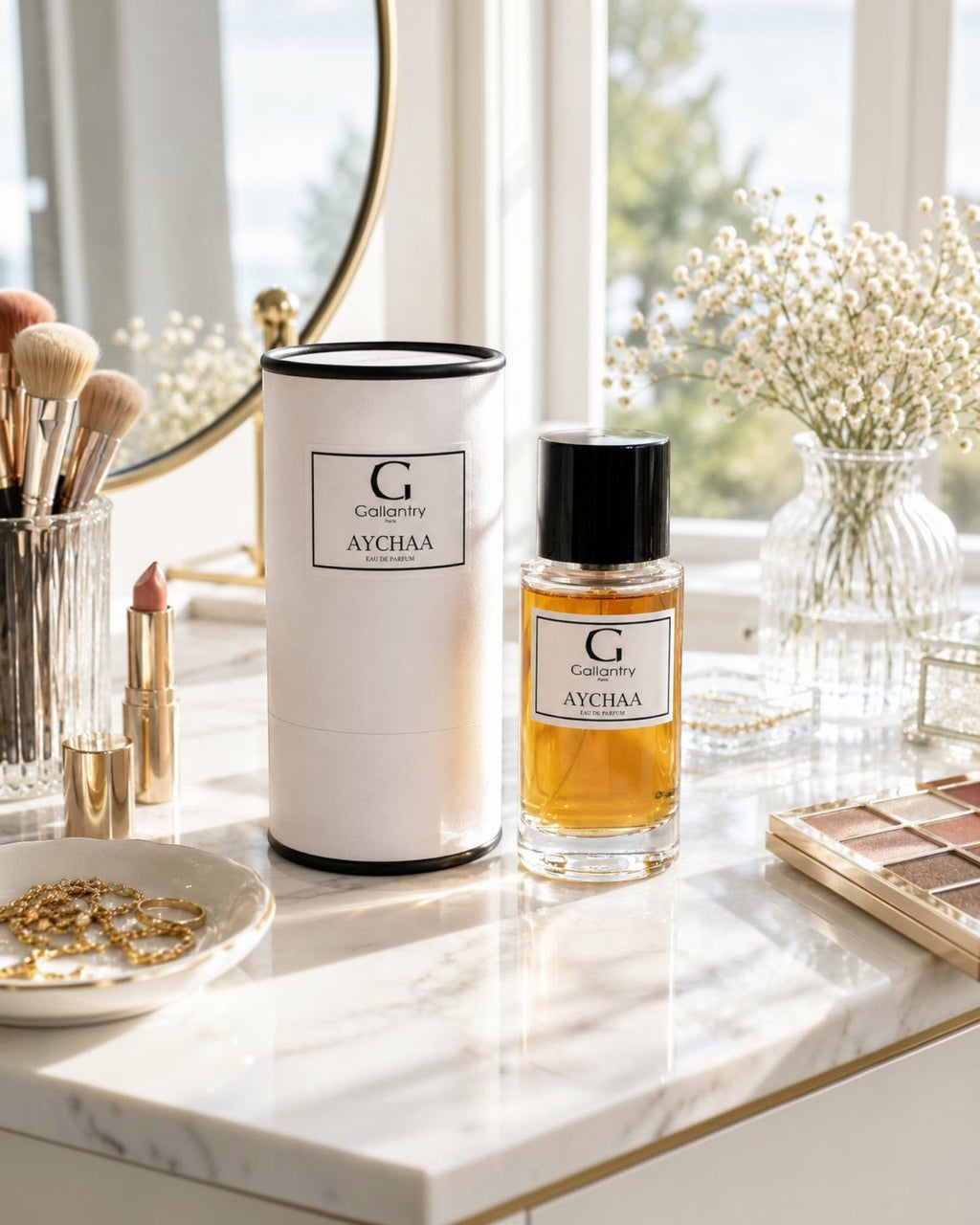 Parfum Aychaa GALLANTRY

"Aychaa" est une fragrance orientale et florale, véritable ode à la féminité, alliant douceur lumineuse et sensualité envoûtante. Une création GALLANTRY.