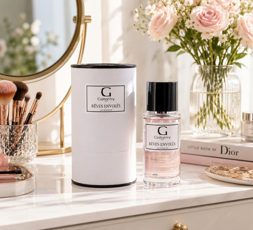 Parfum Rêves Envolés GALLANTRY

"Rêves Envolés" vous transporte dans un univers olfactif rafraîchissant et floral, alliant légèreté fruitée et profondeur gourmande. Une création GALLANTRY.

Caractéristiques