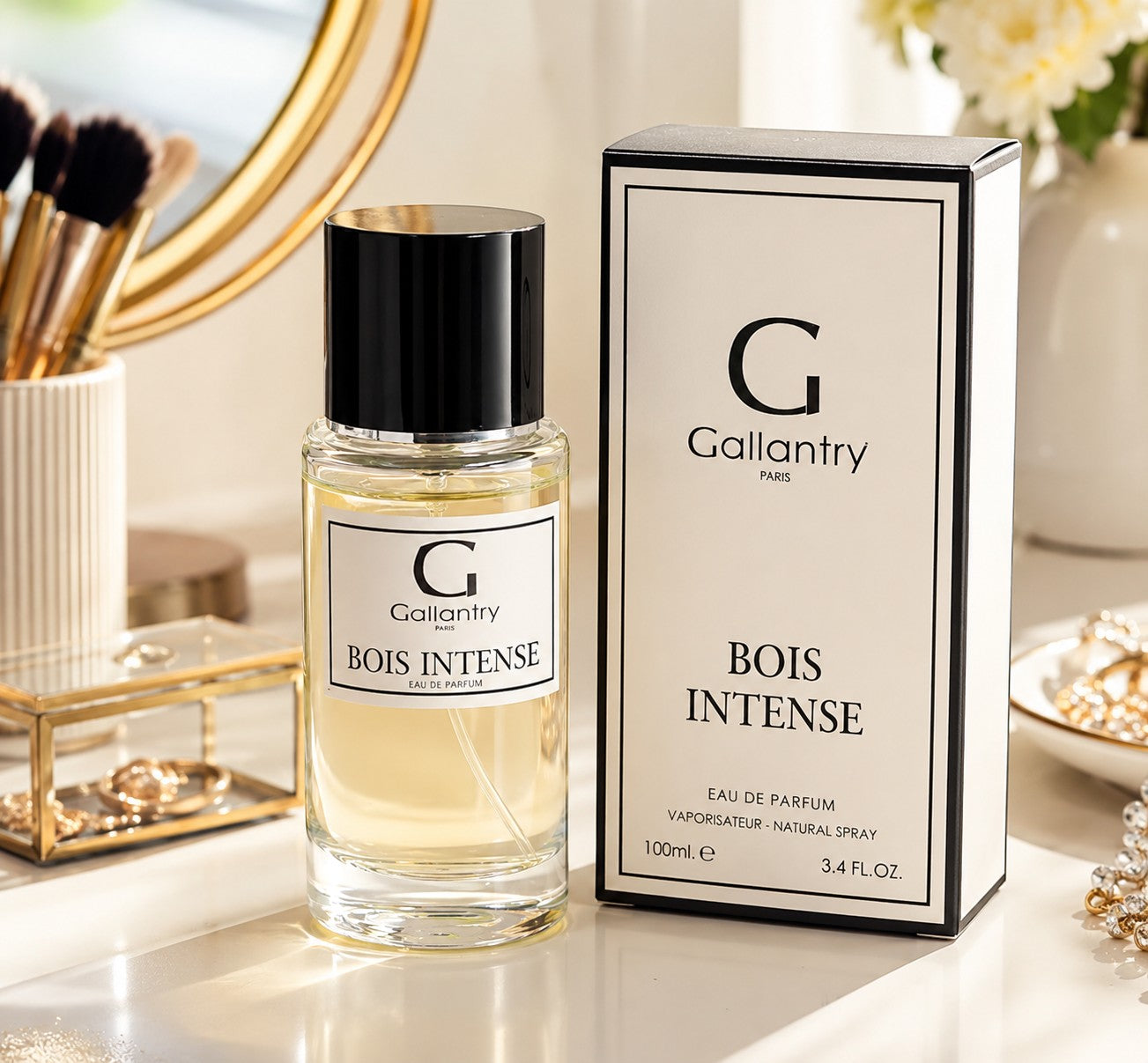 ois Intense" est une fragrance boisée eParfum Bois Intense GALLANTRY

"Bt chyprée au caractère mixte, fusionnant audacieusement des accords floraux, résineux et muscés pour une expérience olfactive intense et raffinée. Une création GALLANTRY