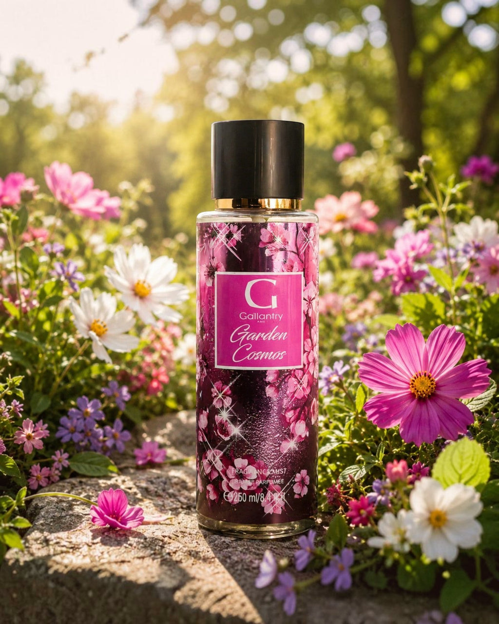 Brume Parfumée Garden Cosmos GALLANTRY

"Garden Cosmos" capture l'essence d'un jardin enchanté dans une fragrance fraîche et fruitée, où les fleurs et les agrumes s'entrelacent avec une douceur muscée. Une création GALLANTRY.