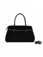 Sac à main bandoulière daim MIA LAROUGE